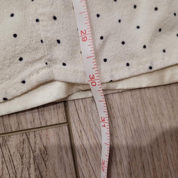 Forever 21 Peter Pan Collared Polkadot Sleeveless Rayon Black and White Dress Sm - Picture 9 of 9